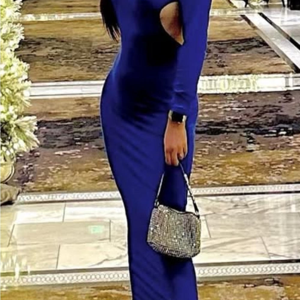 Elegant Blue Evening Dress